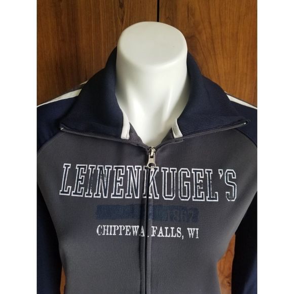 Leinenkugel's Navy and Gray Track Jacket - Picture 4 of 6